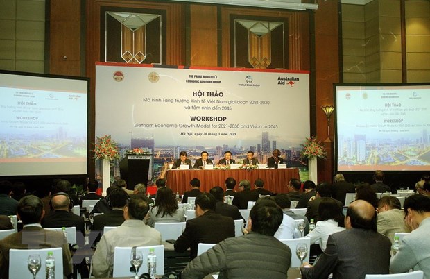 Ban ve mo hinh tang truong kinh te Viet Nam giai doan 2021-2030 hinh anh 1Quang cảnh hội thảo. (Ảnh: Nguyễn Dân/TTXVN)