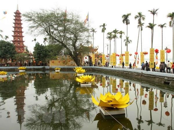  Chùa Trấn Quốc. (Ảnh: Minh Quyết/TTXVN)