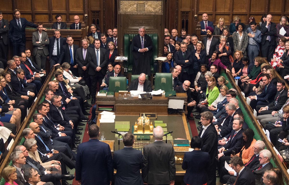 Toàn cảnh một cuộc họp của Hạ viện Anh ở thủ đô London. (Ảnh: AFP/TTXVN)