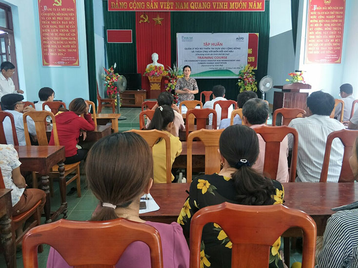 Các học viên tham gia buổi tập huấn.
