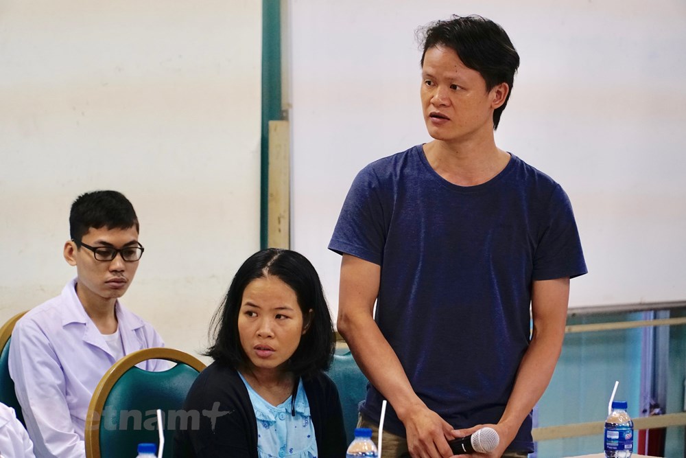   Một bệnh nhân vừa được cứu sống thành công tại bệnh viện bằng phương pháp mới này. (Ảnh: Minh Hiếu/Vietnam+)