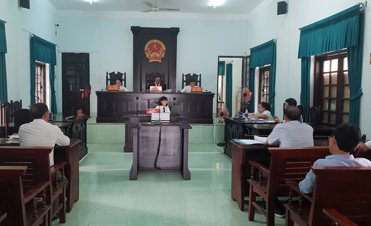 Toàn cảnh phiên tòa