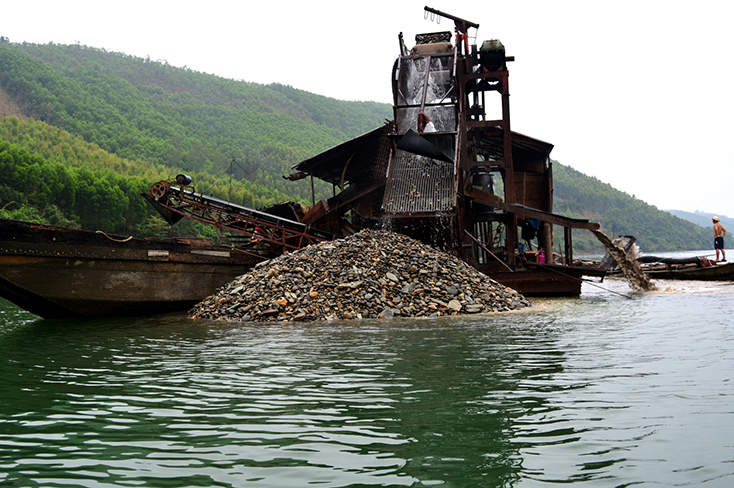 Khai thác khoáng sản là một trong những nội dung được tập trung thanh tra, kiểm tra.