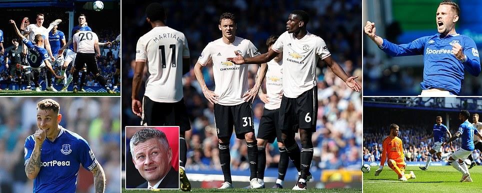   Everton hành hạ Manchester United. (Nguồn: Daily Mail)