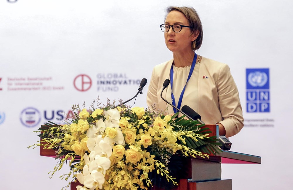   Bà Lucy Cameron, Tư vấn nghiên cứu cao cấp của Tổ chức Nghiên cứu Khoa học và Công nghiệp Liên bang Australia (CSIRO). (Ảnh: Minh Sơn/Vietnam+)