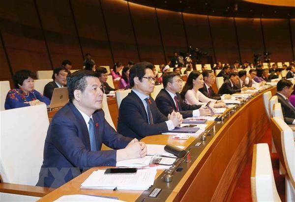 2.290 kien nghi cua cu tri duoc giai quyet, tra loi theo quy trinh hinh anh 2Đoàn đại biểu Quốc hội tỉnh Thái Bình tại phiên khai mạc. (Ảnh: Phương Hoa/TTXVN)