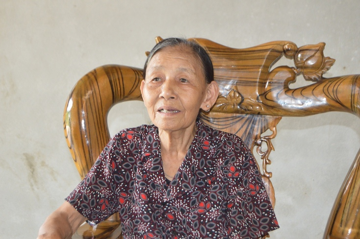Nữ anh hùng Đinh Thị Thu Hiệp hiện nay.