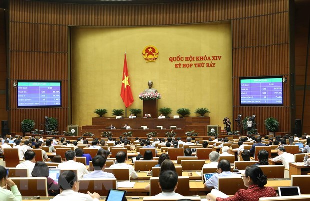 Quang cảnh họp Quốc hội. (Ảnh: Doãn Tấn/TTXVN)