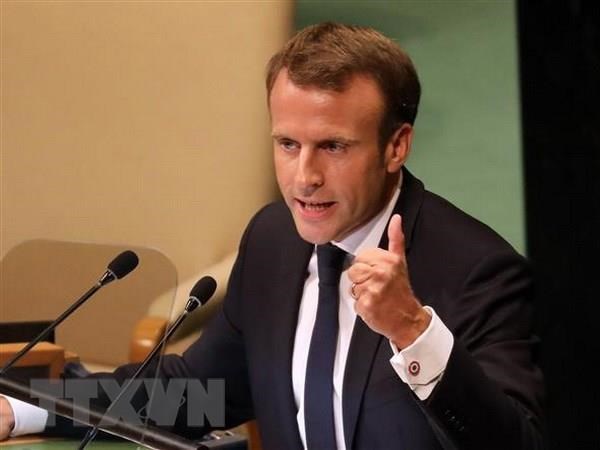 Tổng thống Pháp Emmanuel Macron. (Nguồn: AFP/TTXVN)