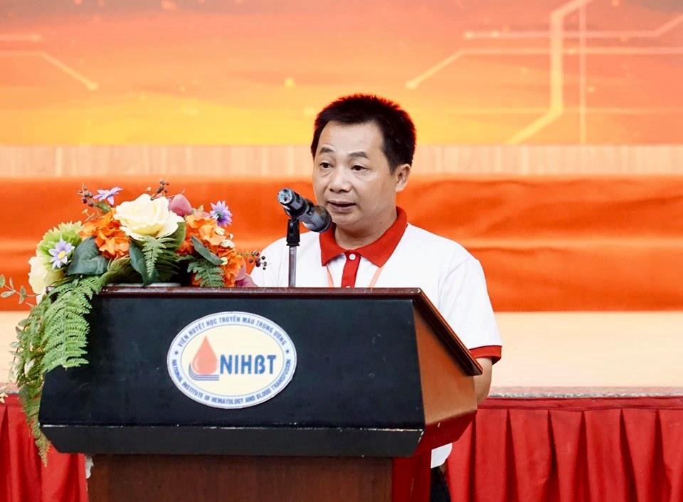  Ông Nguyễn Trí Hiếu – người đã hiến máu 70 lần. (Ảnh: PV/Vietnam+)
