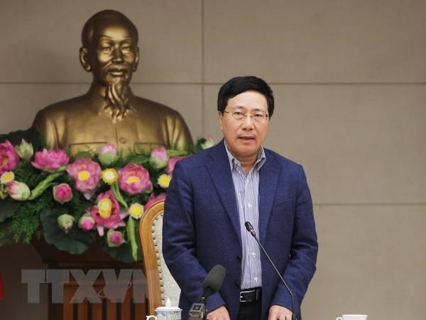 Phó Thủ tướng, Bộ trưởng Bộ Ngoại giao Phạm Bình Minh. (Ảnh: Lâm Khánh/TTXVN)