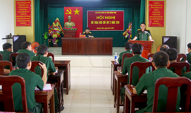 Buổi đối thoại diễn ra trong không khí dân chủ, cởi mở, thắng thắn.