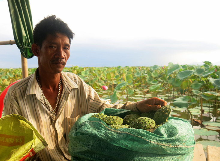 Anh Đỗ Quang Bổng có thu nhập hàng trăm triệu đồng mỗi năm.