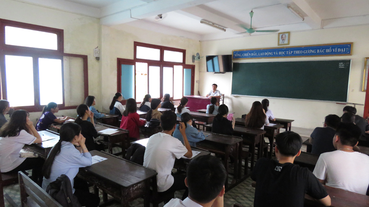 Sở GD-ĐT đặc biệt quan tâm việc quán triệt Quy chế thi cho tất cả thí sinh dự thi.