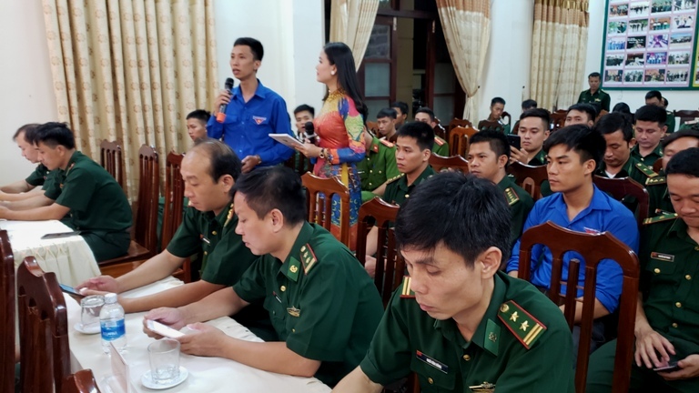 Đoàn viên thanh niên thành phố Đồng Hới chia sẻ về tác hại của ma túy đối với thế hệ trẻ.