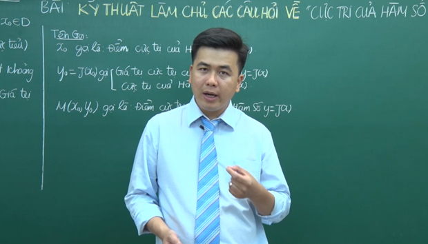 Thầy Lê Anh Tuấn, giáo viên Toán, Hệ thống Giáo dục HOCMAI. (Ảnh: P.V/Vietnam+)