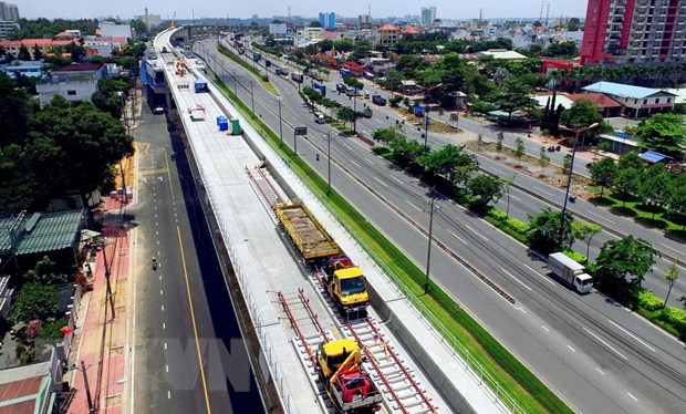 Viet Nam chu dong tham gia, phat huy vai tro tai cac co che da phuong hinh anh 1Dự án phát triển hạ tầng giao thông đô thị tại Thành phố Hồ Chí Minh xây dựng từ nguồn tài chính ODA Nhật Bản. (Ảnh: Hoàng Hải/TTXVN)
