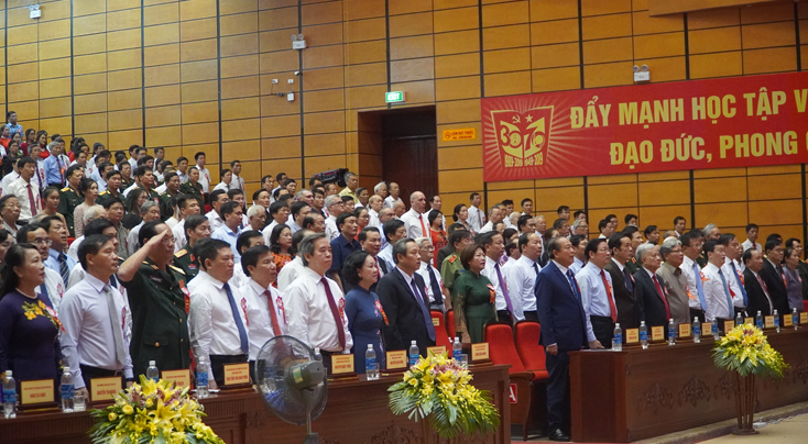 Các đại biểu dự lễ kỷ niệm.