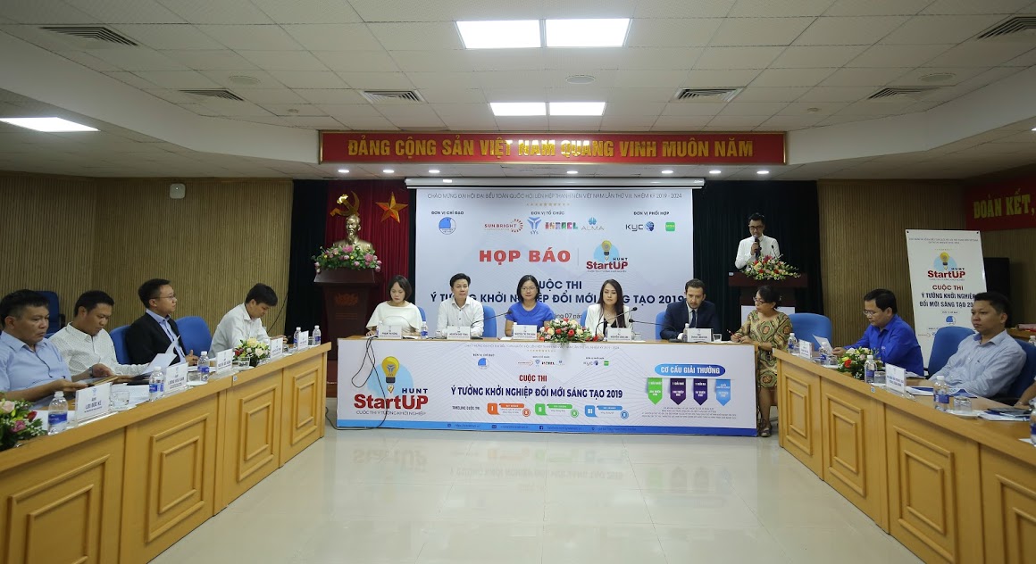 Họp báo giới thiệu Cuộc thi ý tưởng khởi nghiệp sáng tạo - Startup Hunt 2019. Ảnh: VGP/Nhật Nam