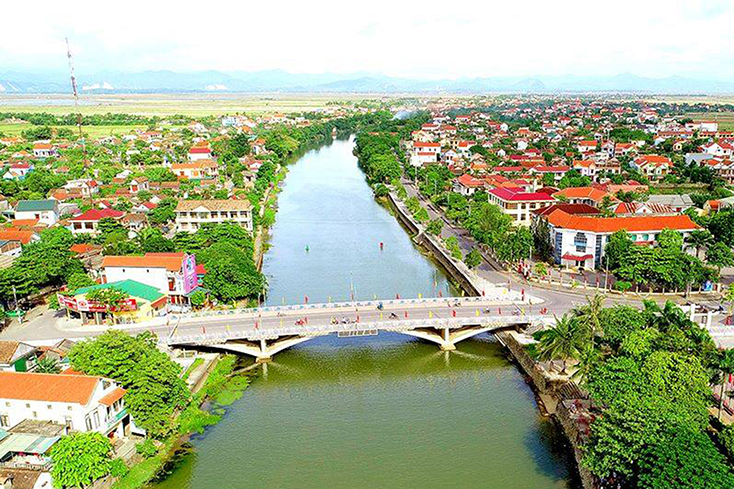Dưới sự lãnh đạo của Đảng bộ, vùng đô thị huyện Lệ Thủy ngày càng phát triển
