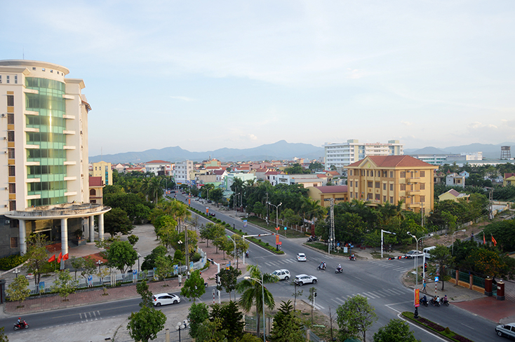 TP. Đồng Hới trên đà phát triển.  Ảnh: A.T