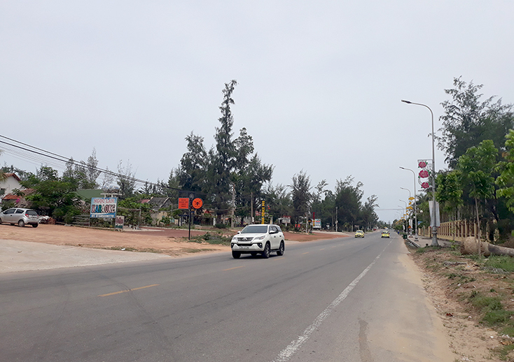 Tuyến đường Trương Pháp hiện tại.  