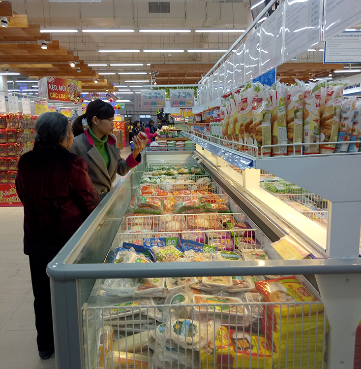 Các nông sản của nông dân Quảng Bình có cơ hội được bày bán tại các siêu thị lớn.  
