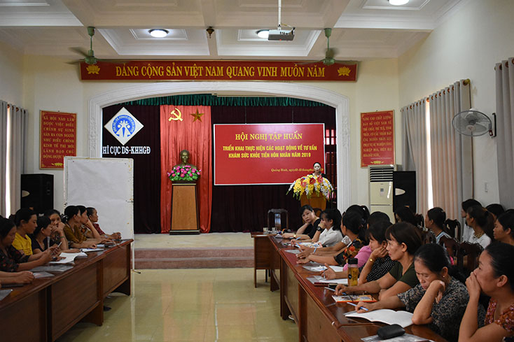 Các học viên tham gia lớp tập huấn