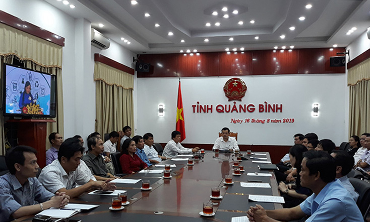 Hội nghị tại điểm cầu Quảng Bình