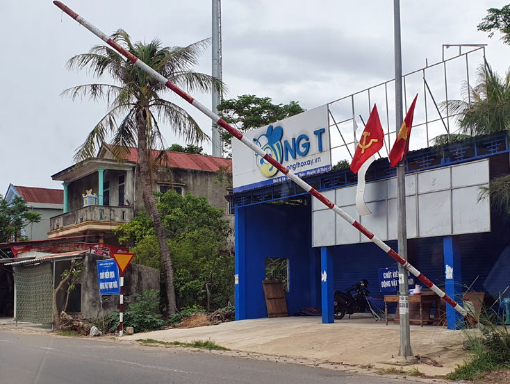 Nhiều chốt kiểm dịch động vật được thành lập nhằm kiểm soát dịch trên địa bàn huyện Lệ Thủy.