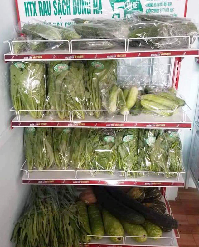 Các sản phẩm của HTX rau sạch Dũng Na đã được cấp chứng chỉ tiêu chuẩn VietGap