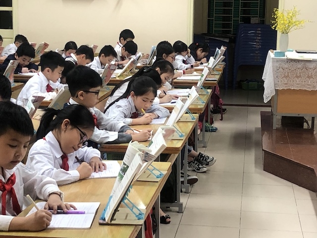  Học sinh tiểu học (Ảnh minh hoạ). ẢNH: THUỲ LINH