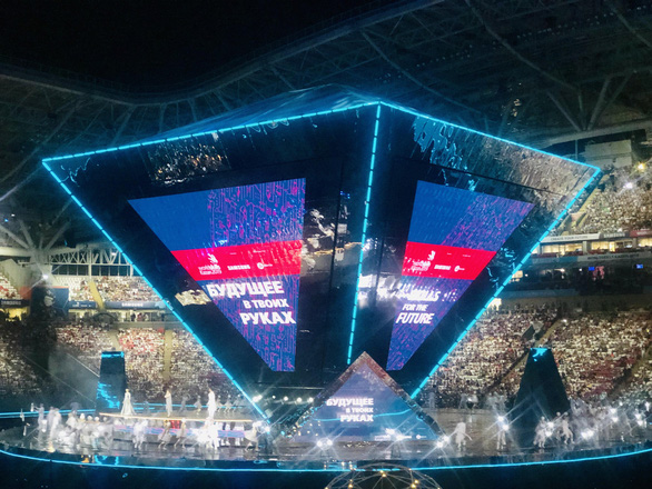 Đêm bế mạc WorldSkill Kazan 2019 sáng rực màu sắc - Ảnh: T.THƯƠNG