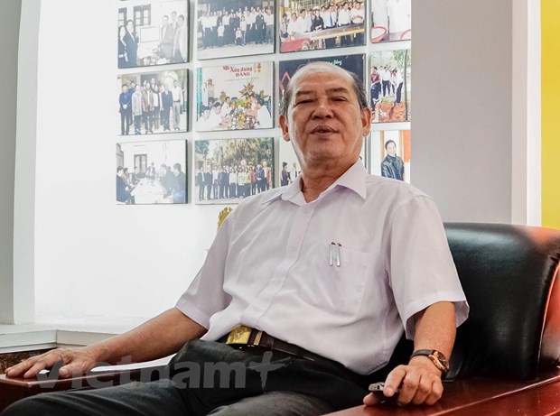 50 nam Di chuc Bac Ho: Xay dung, chinh don Dang theo loi day cua Nguoi hinh anh 3Ông Nguyễn Đức Hà (Ban Tổ chức Trung ương Đảng) trong buổi trao đổi với phóng viên VietnamPlus. (Ảnh: Minh Hiếu/Vietnam+)