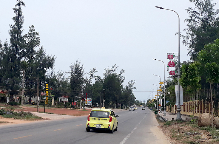 Hiện trạng tuyến đường Trương Pháp.