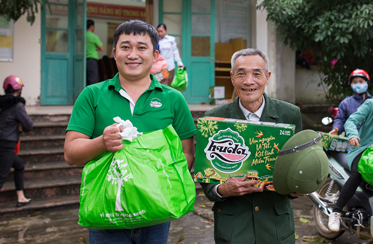 Huda trao tặng hàng nghìn suất quà Tết cho người dân miền Trung dịp xuân Kỷ Hợi 2019