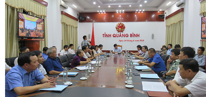 Hội nghị tại điểm cầu Quảng Bình