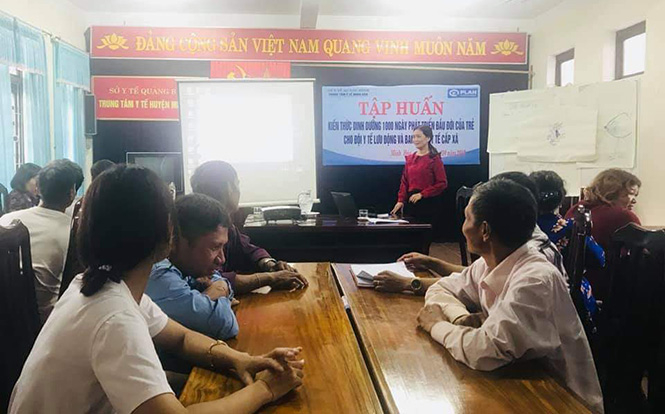 Các học viên tham gia thảo luận tại lớp tập huấn