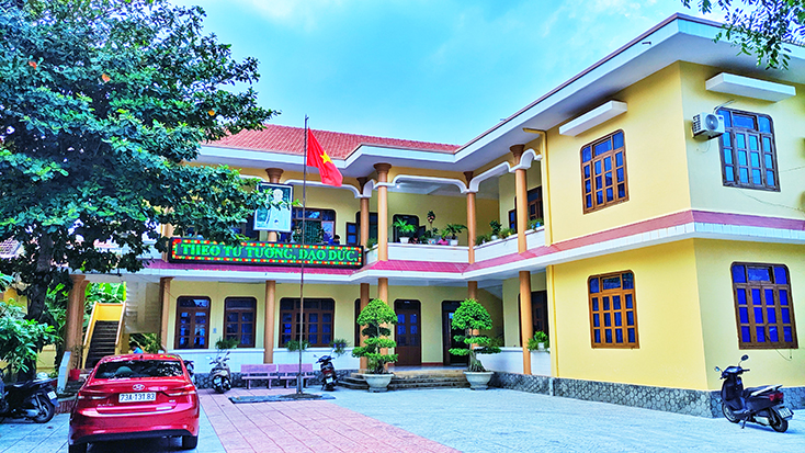 Cơ sở vật chất của Trung tâm Bồi dưỡng chính trị huyện được quan tâm đầu tư, đáp ứng yêu cầu nhiệm vụ.