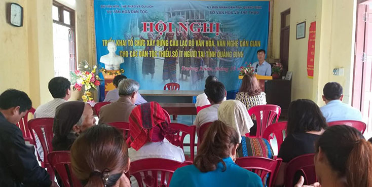 Hội nghị triển khai xây dựng CLB văn hóa, văn nghệ dân gian dân tộc Vân Kiều, xã Trường Xuân