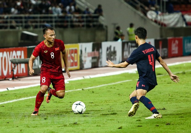 Trọng Hoàng chơi tốt trước tuyển Thái Lan ở trận đấu mở màn vòng loại World Cup 2022 hôm 5-9 trên sân khách. (Ảnh: Nguyên An)