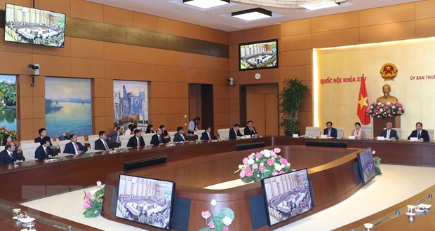 Quang cảnh buổi gặp mặt. (Ảnh: Trọng Đức/TTXVN)