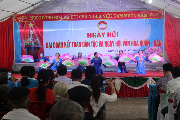 Đời sống người dân thôn Lệ Kỳ 3, xã Vĩnh Ninh ngày càng nâng cao.