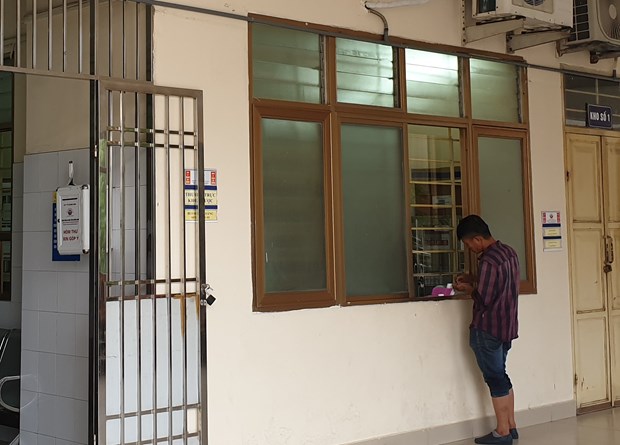 Bệnh nhân được điều trị bằng Methadone tại Bệnh viện Đa khoa tỉnh Quảng Ninh. (Ảnh: PV/Vietnam+)