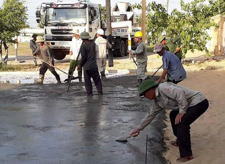 Nhiều công trình thi đua không chỉ phục vụ nhu cầu cho NLĐ mà còn góp phần giúp các địa phương hoàn thành các tiêu chí NTM.