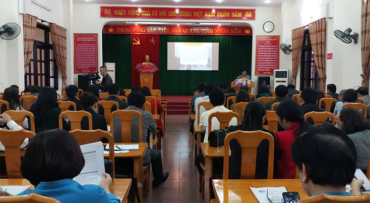 Hội nghị tập huấn nâng cao nhận thức về bảo vệ môi trường  trong đoàn viên, người lao động