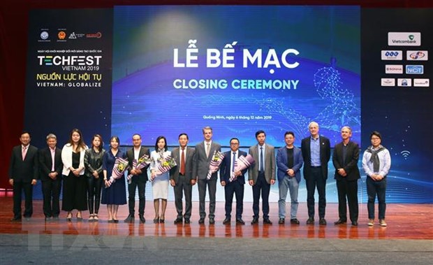 Lễ bế mạc Techfest 2019. (Ảnh: TTXVN phát)
