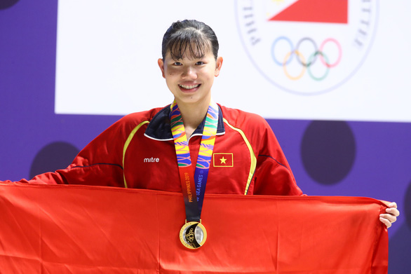  Dù đã sa sút nhưng Ánh Viên vẫn giành rất nhiều HCV ở SEA Games 2019 - Ảnh: NGUYỄN KHÁNH