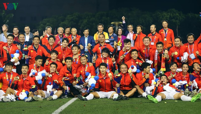 U22 Việt Nam xuất sắc giành HCV SEA Games 30 (Ảnh: Ngọc Duy).