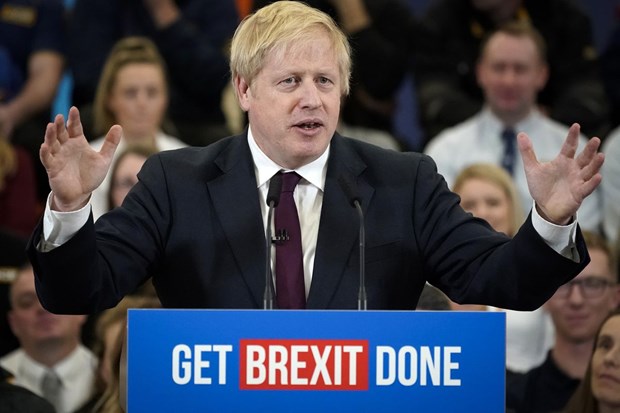 Đảng Bảo thủ của Thủ tướng Anh Boris Johnson đang trên đà chiến thắng. (Nguồn: Vox)